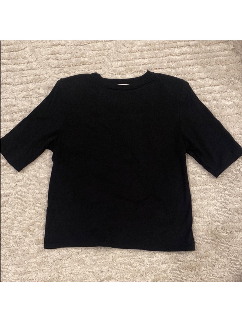 Mango Shoulder Padded Tshirt Sz XS/S
